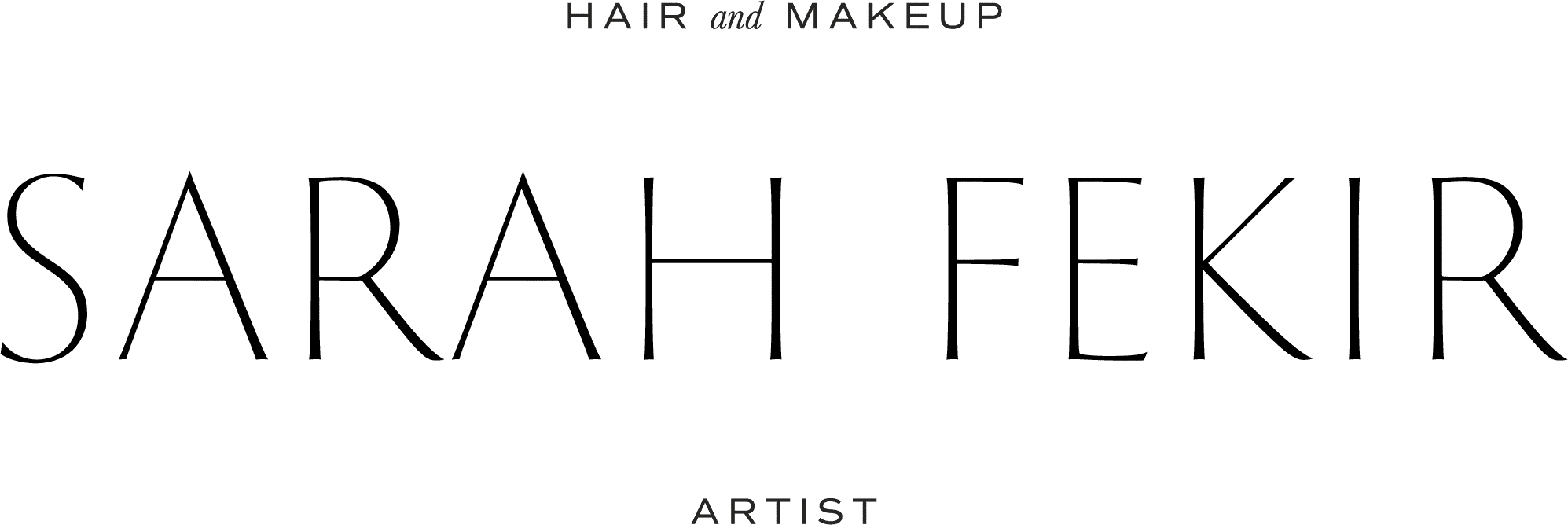 Logo Sarah Fekir Maquillage